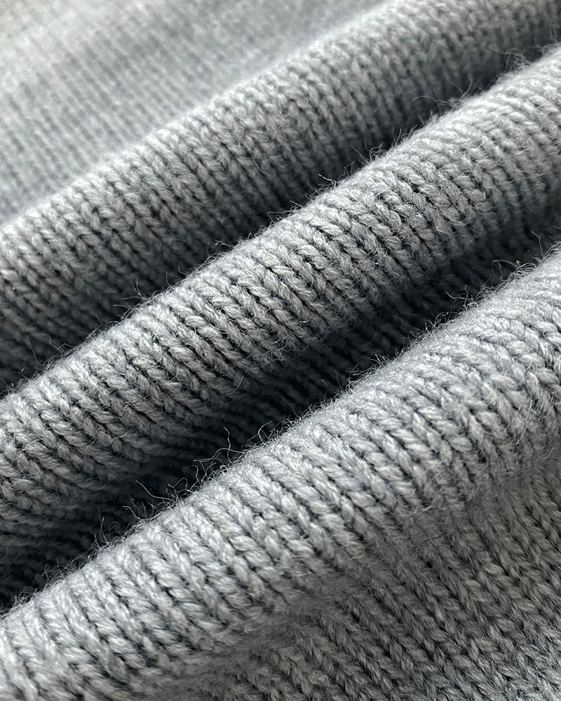 Floral Applique & Pearls Decor Round Neck Single Breasted Knit Cardigan Casual Crop Sweater Coat