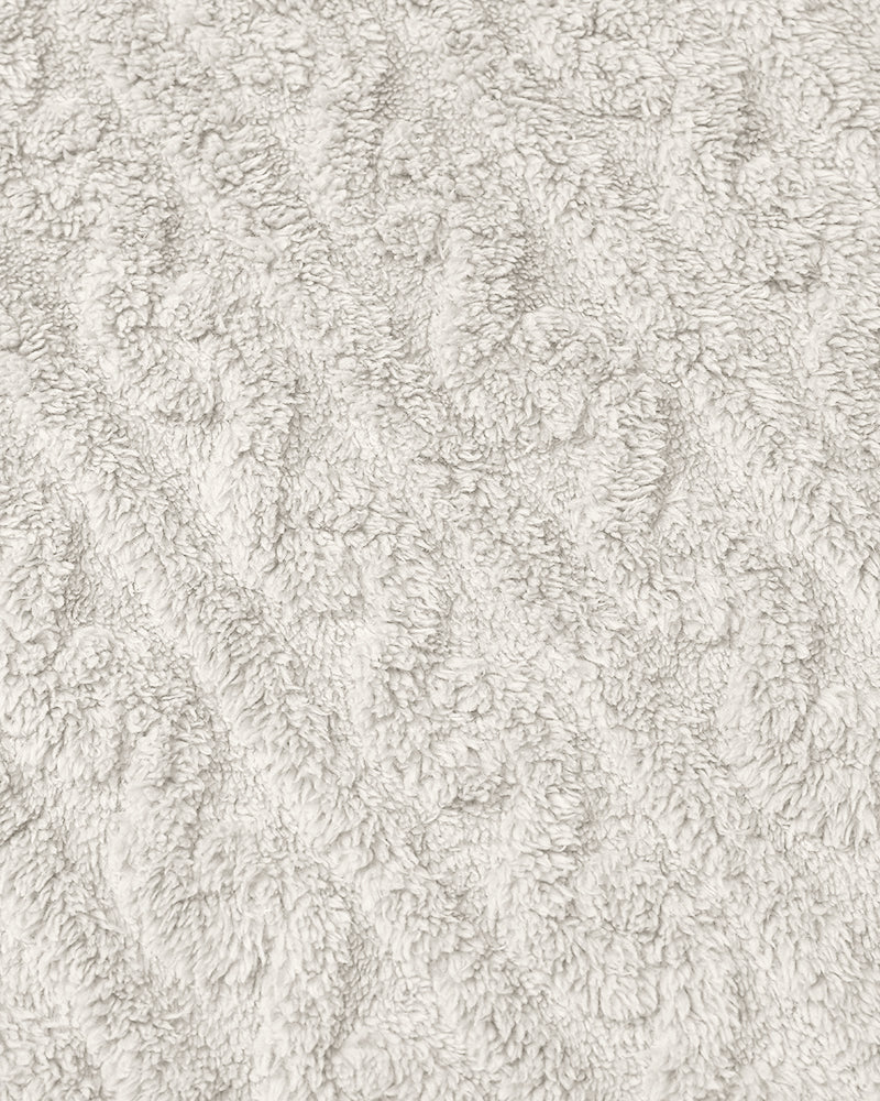 Cable Textured Lapel Neck Button Front Pocket Design Thermal Teddy Coat